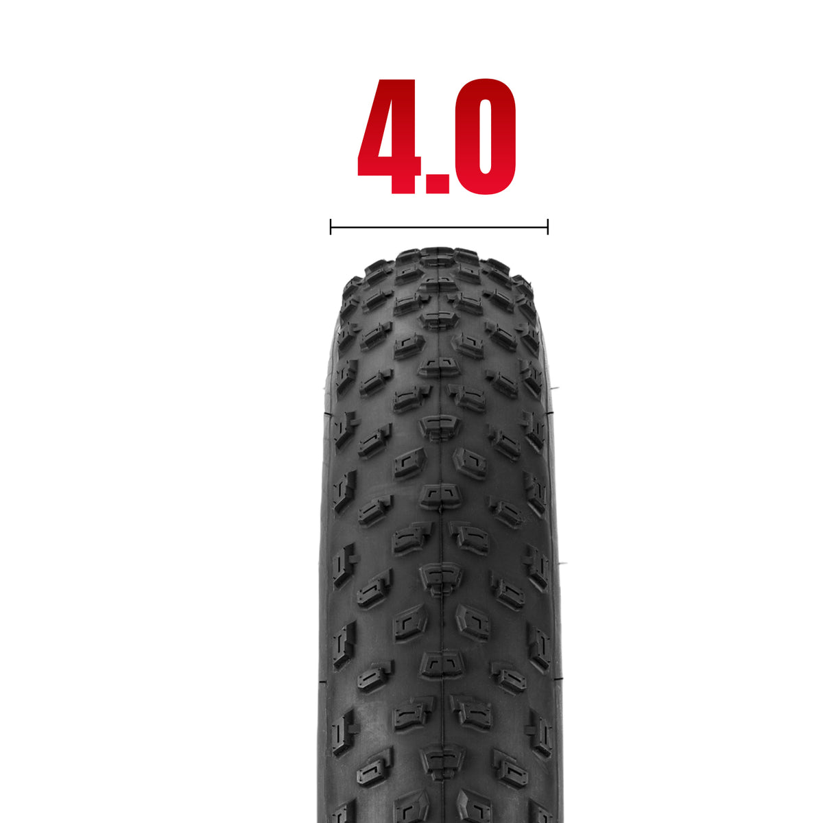 20" / 26" × 4.0 Fat Tire for E-Bikes &amp; All-Terrain Riding